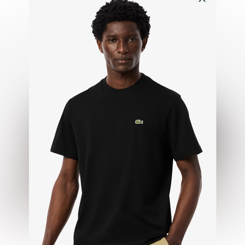 Lacoste Men's Classic Black Tee